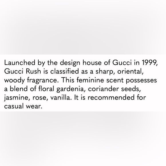 HTF! Gucci Rush by Gucci EDT Spray - Picture 2 of 2